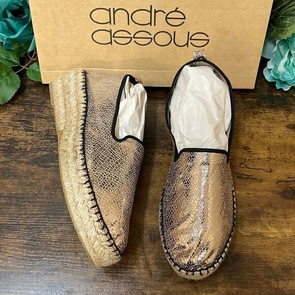 Andre Assous Indi Platform Espadrille Slip-On Flats 10M